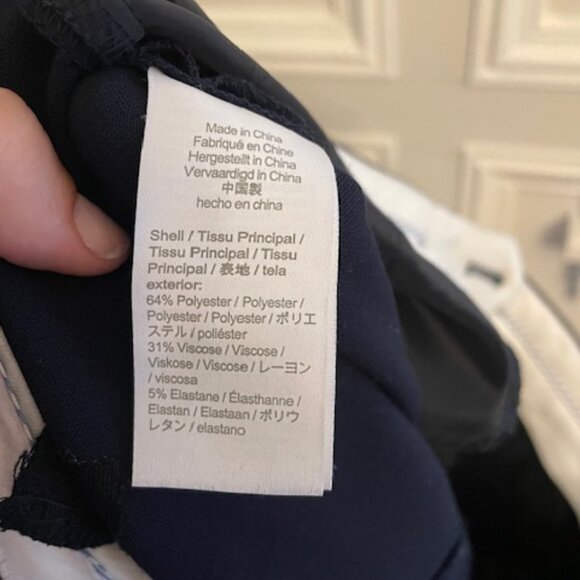 J.Crew Navy Blue Trousers, Size 12T. - Picture 6 of 6